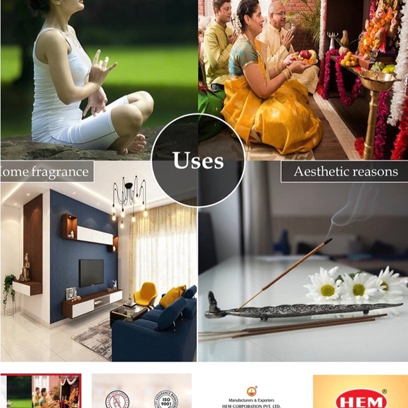 Hem Precious Lily Incense Sticks Handmade Natural Fragrance AGARBATTI 6x20 Pack - Picture 8 of 11